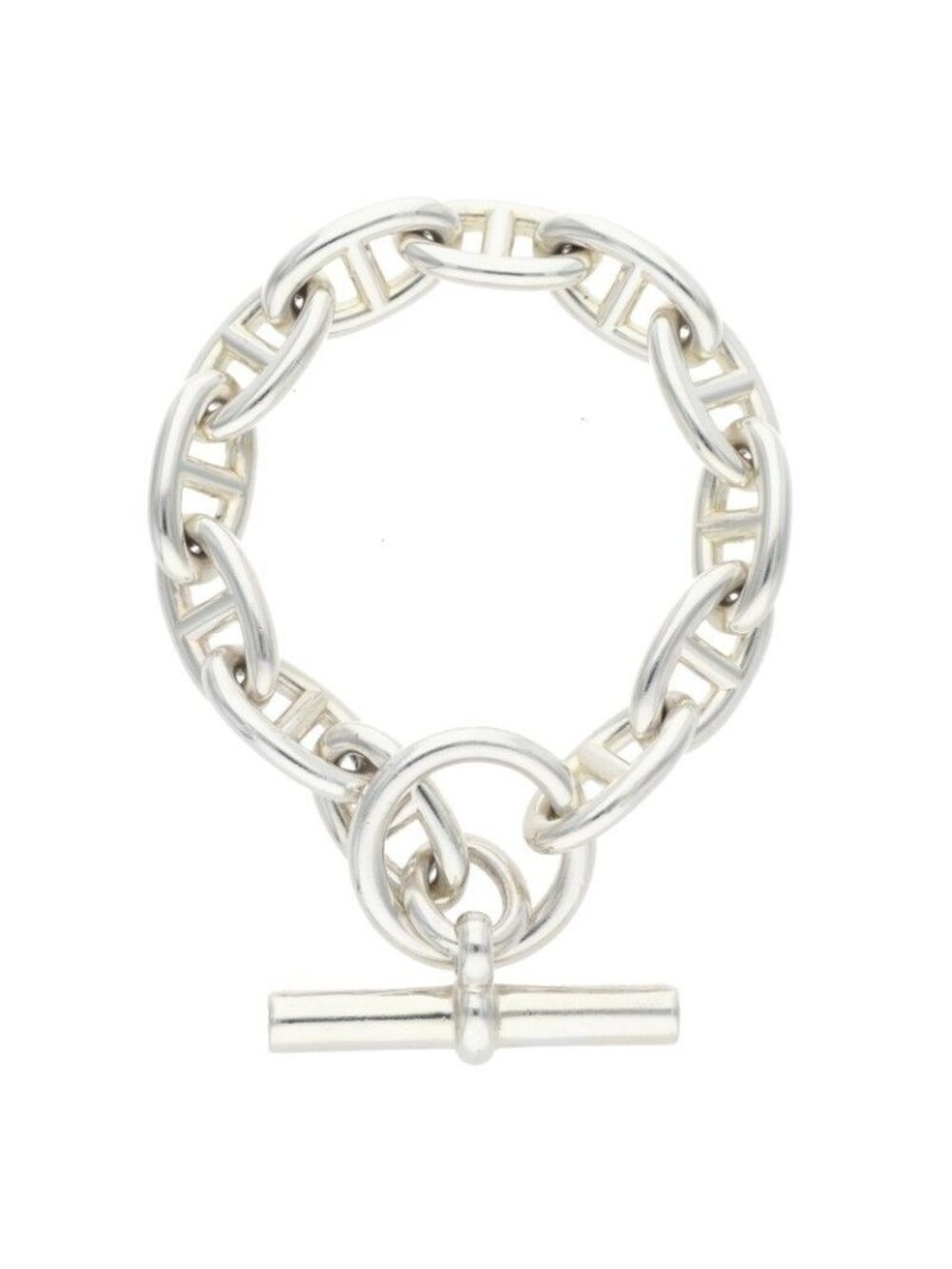 Hermes Chaine D'ancre GM Silver Bracelet